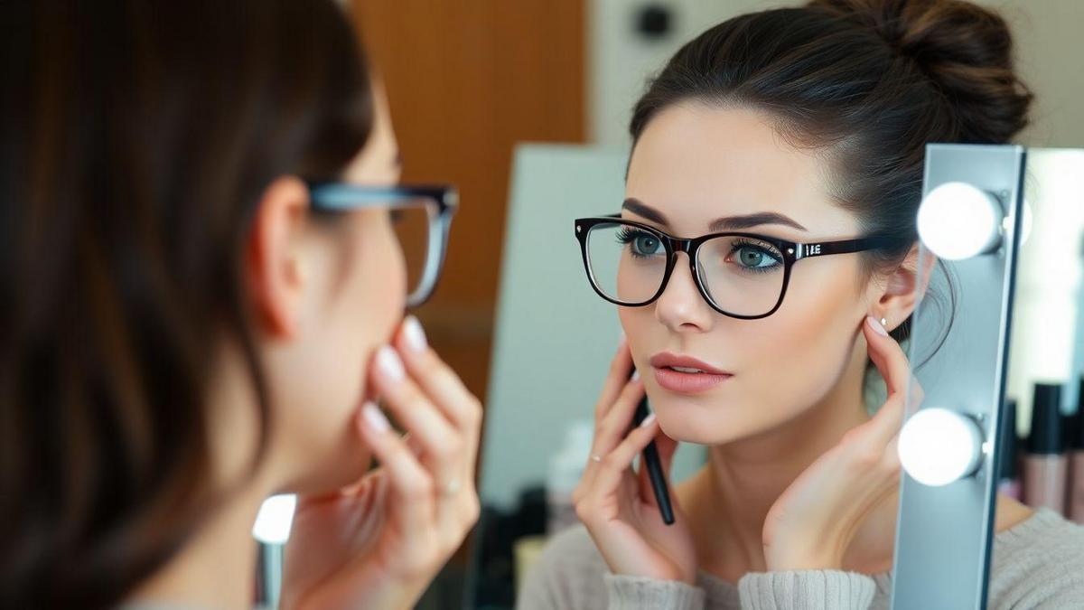 Maquillaje para quienes usan anteojos fácilmente