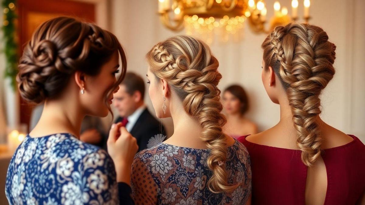Diferentes peinados con trenzas para ocasiones especiales