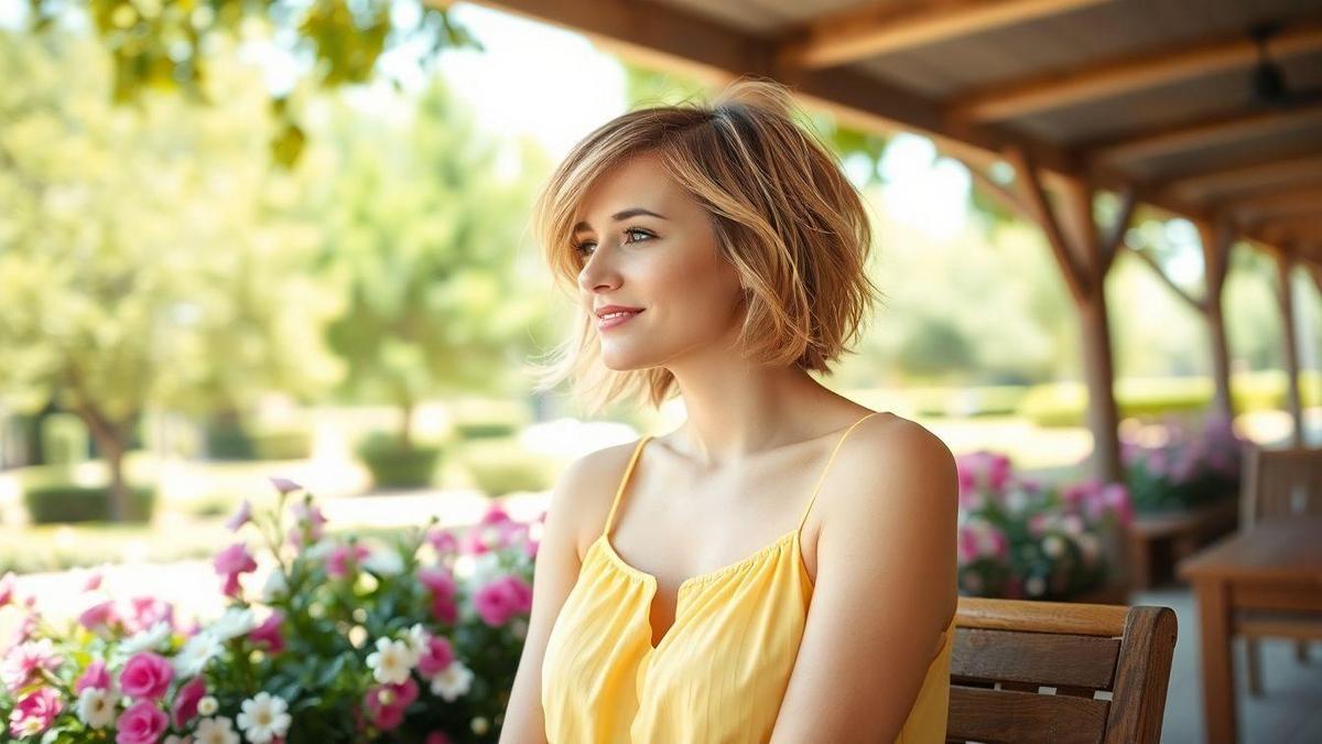 Peinados fáciles para cabello corto y verano